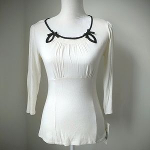 Elle 'Femme Fatale' Blouse NWT